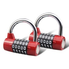 5 Digit Combination Lock,Gym Padlock,Replaceable Combination Lock,Suitable fo...