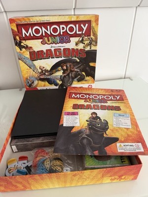 Monopoly Junior - DreamWorks Dragons Hasbro 2014 - ab 5 Jahre, 2-4 Spieler
