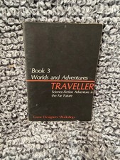 Traveller RPG : Book 3 Worlds and Adventures (GDW, 1981, VG)