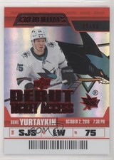 2019 Credentials Debut Ticket Access Red 25/99 Danil Yurtaikin Yurtaykin #86 a3q