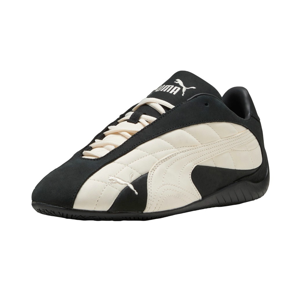 PUMA Speedcat Plus Quilted Lace Up Mens Black Sneakers Casual