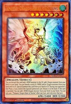 Tempest, Dragon Ruler of Storms RA03-EN011 (UR) | eBay