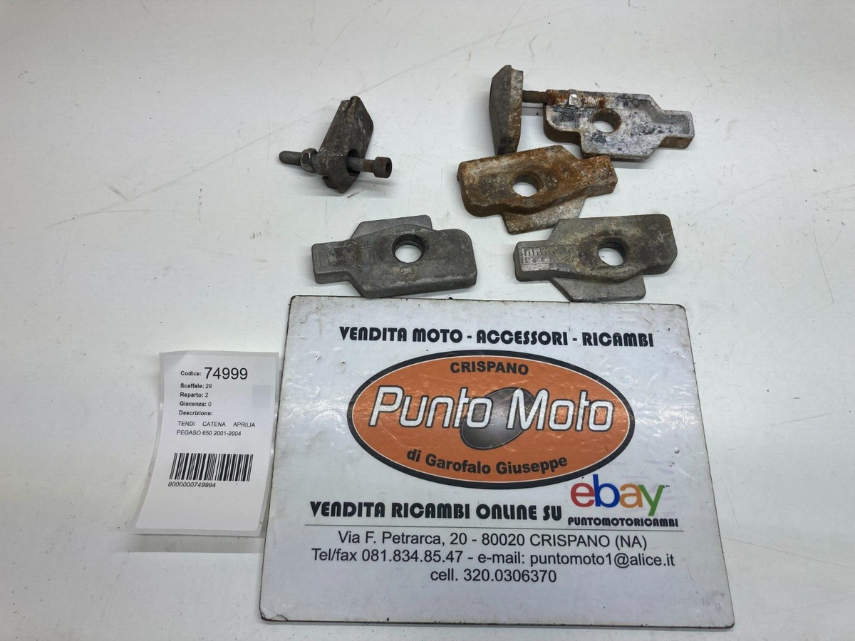 COPPIA TENDI REGISTO CATENA FORCELLONE ORIGINALE APRILIA