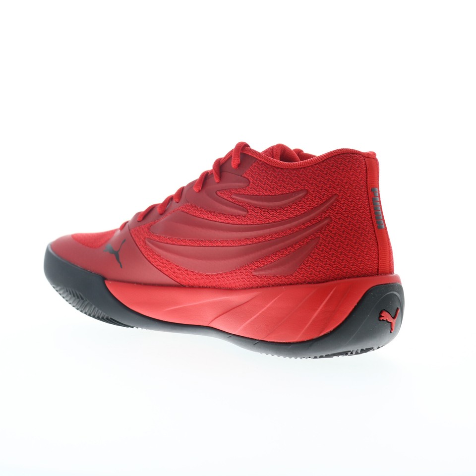 Puma Court Pro 31082902 Mens Red Mesh Athletic Basketball Shoes eBay