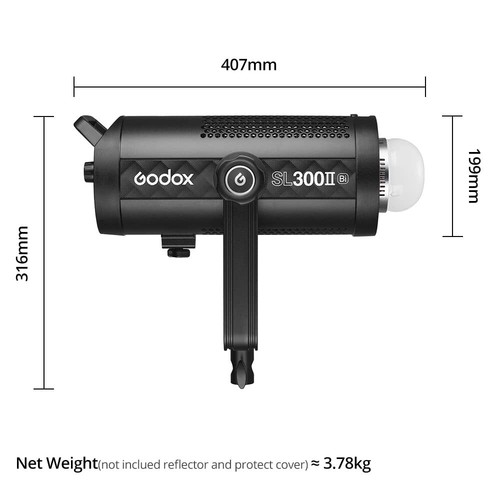 Godox SL300IIBI SL300II BI SL300II-BI 320W 2800-6500K Bi-Color LED Video Light, - Picture 6 of 6