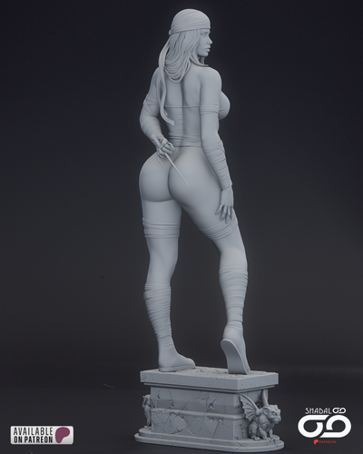 Elektra Sculpture(300mm)/3D Model/Unassembled/Unpainted - Picture 8 of 8