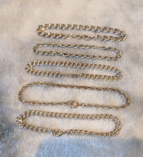 Sterling Silver Bracelets Minimalist Contemporary x 5 Not Scrap