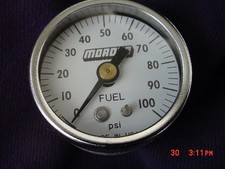 Ashcroft Pressure Gauge, 100 psi, 1/8" NPT, 1-1/2", 15W1005SH-01B 100  NEW