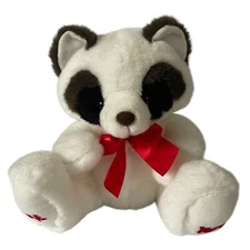 Carlton Cards Heartwarmers Raccoon Plush White Stuffed Animal Love You Paws 10"