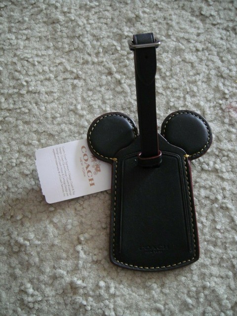 coach luggage tag