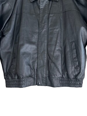 ジャケット・アウター 90s vtg short real leather bomber jacket 1990s LEATHER BOMBER JACKET | 90s Streetwear | Oversized