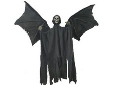 Hanging Skeleton Grim Reaper Prop Halloween Haunted House Ghost Figure Death New