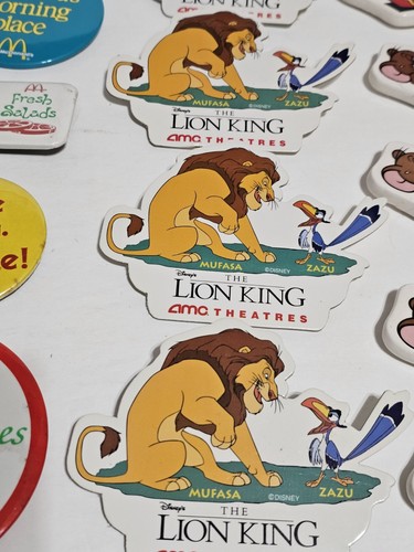 Vintage Pins Filme Fast Food Fernsehen 26 Pins & 6 Magnete SET 32 Sammlung - Bild 7 von 23