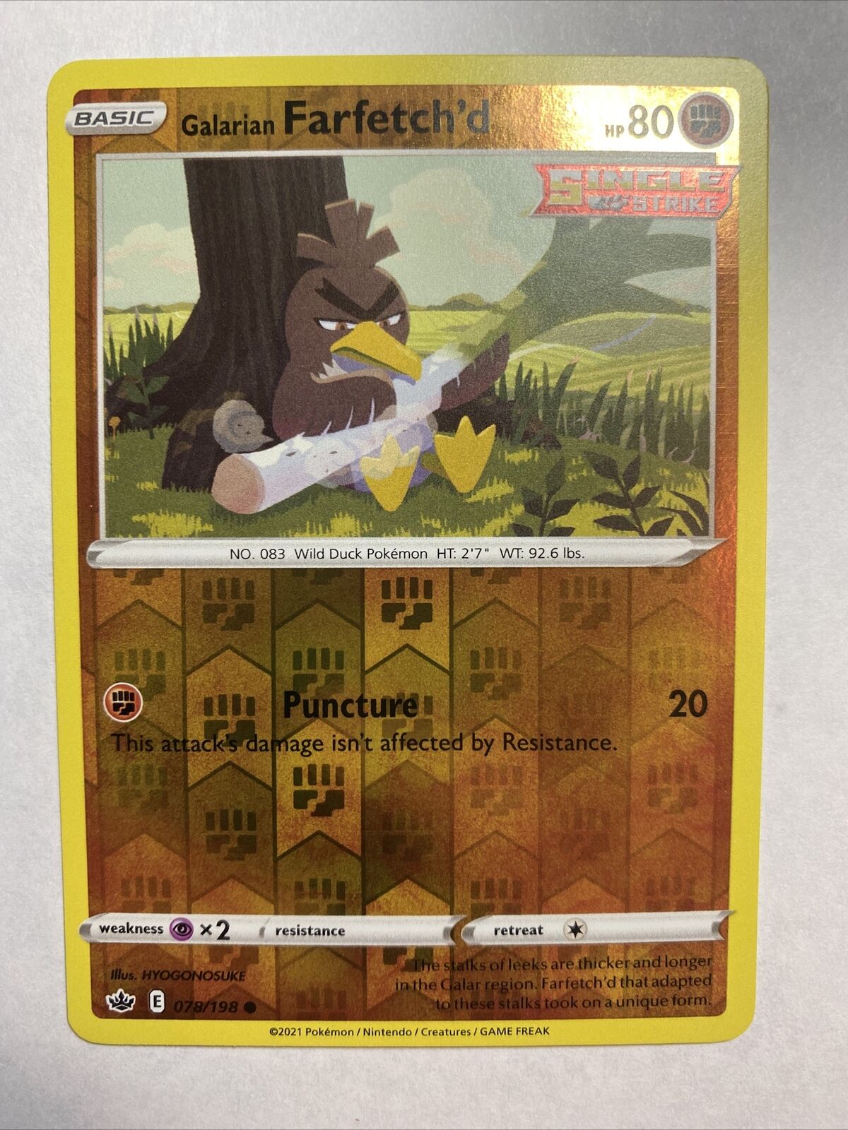 Galarian Farfetch'd (078/198) [Sword & Shield: Chilling Reign]