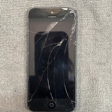 Used iPhone 5 Model 1428 With Cracked Screen Good for Parts