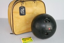 Columbia 300 Bowling Ball 15.9b Blue w/ Green  Red Dotes w/ Bag
