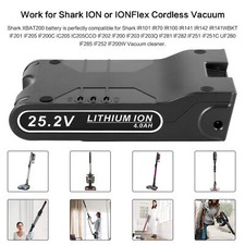 4.0Ah 25.2V Lithium-Ion Battery for Shark XBAT200 Power Pack Cordless Vacuums