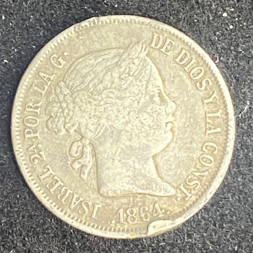 1864 Year Spanish Coins for sale | eBay