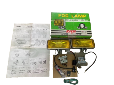Datsun Toyota Mazda Koito Fog Light Lamps spotlight Nos Japan Set