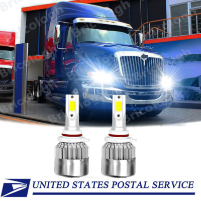 2PC LED Headlight Bulbs Low beam For International Truck Prostar 2008-2017 y