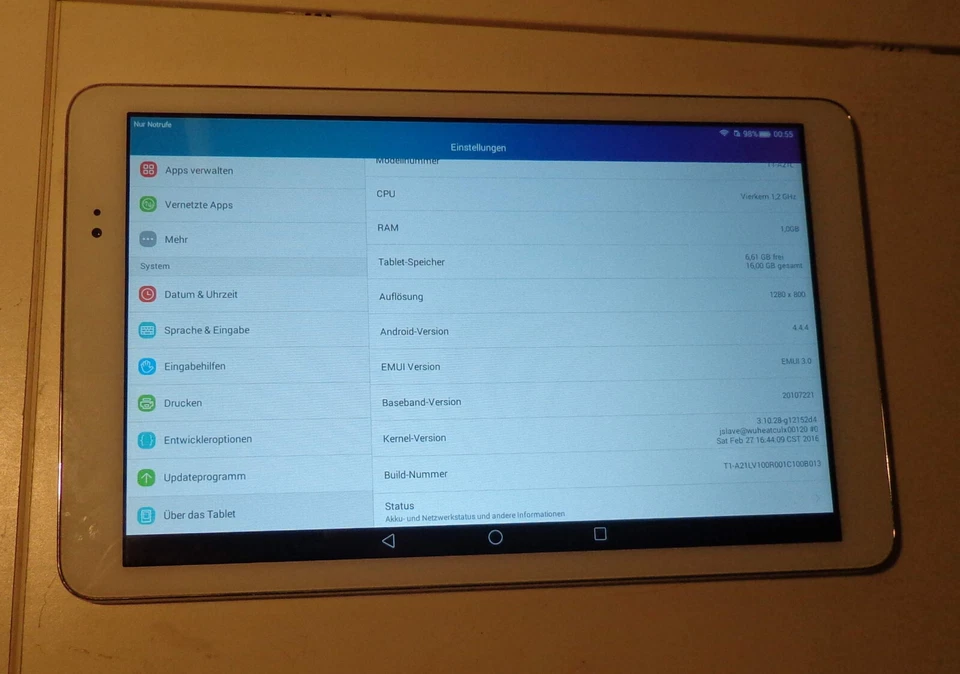 Huawei Media Pad T1 10 T1-A21L * SIMLOCK-FREI ! * - Bild 3 von 4