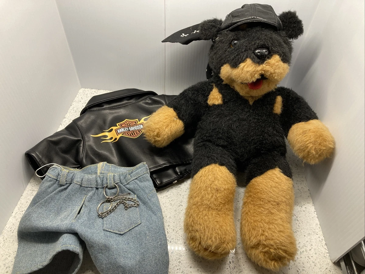 Denim jacket rottweiler top