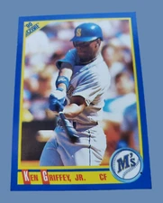 1990 Score Ken Griffey Jr. MLB Card #560 Seattle Mariners "Blue Dot Error" HOF