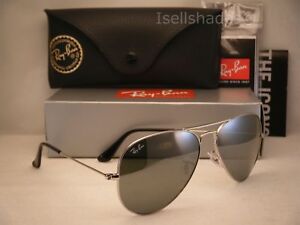 ray ban w3277 silver mirror