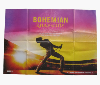 Queen Bohemian Rhapsody Movie Film Regency Promo Poster Freddie Mercury