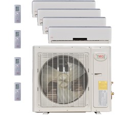 Ymgi Mini Split Air Conditioner Heat Pump 4 Zone 12000 12000 12000 18000 Btu