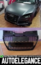AUDI TT 8J 2006-2014 MASCHERINA NERA GRIGLIA ANTERIORE NIDO D'APE - NO LOGO - 05