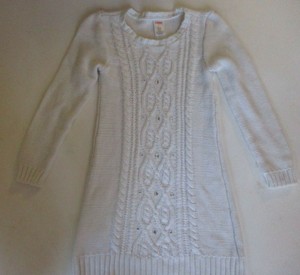 cream sweater dress girls