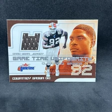 2001 Fleer Game Time - Game Time Uniformity Courtney Brown (MEM)