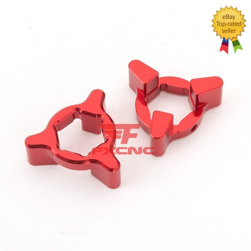 Red CNC 14mm 17mm 19mm 22mm Motorcycle Fork Preload Adjuster Universal Bolts - Foto 8 di 8