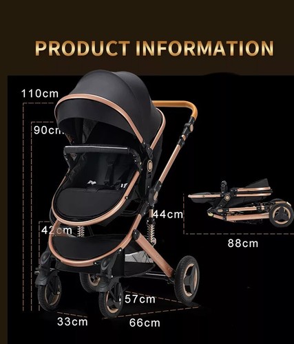 Trio Rosso Passeggino Modulare 3in1 Carrozzina 2in1 Ovetto Neonati + Omaggi - Bild 22 von 24