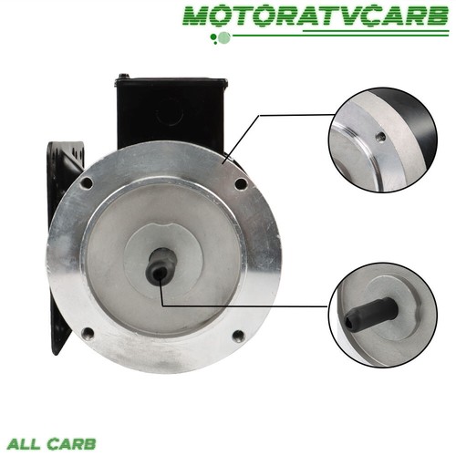 ALL-CARB Electric Motor 2 HP 3 Phase 56C Frame 1800 RPM TEFC 230 / 460 Volt - Picture 20 of 21