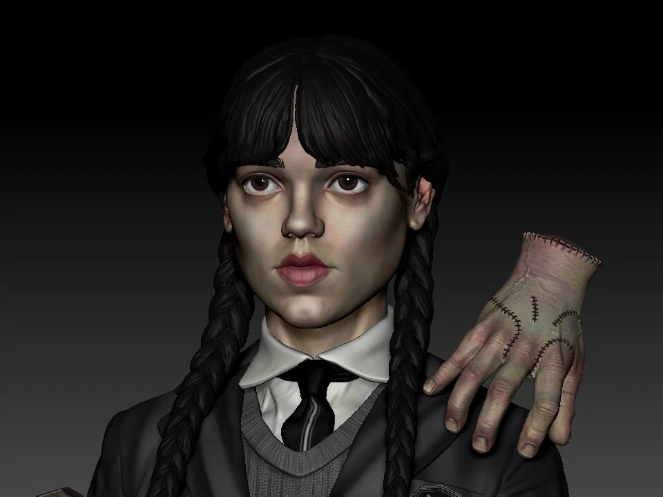 Fanart of Wednesday Addams : r/AddamsFamily