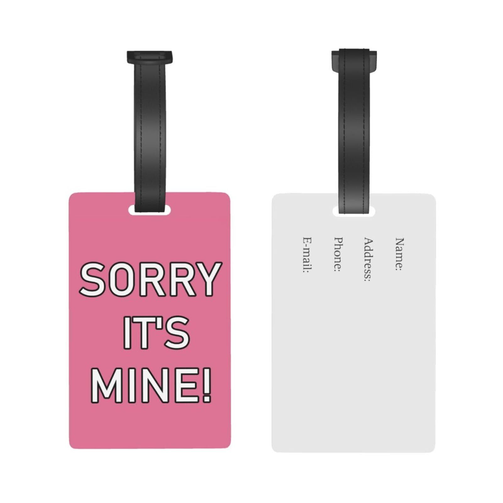 Personalized Luggage Tags for Suitcase, Custom PVC Tags with Photo, Custom Go...