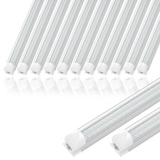16Pcs T8 40W LED Tube Light 4FT Workshop Garage Linkable LED Shop Light Fixture
