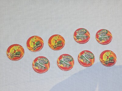 Vintage Pokémon Pogs  Diamond/ Pearl 9 Stück