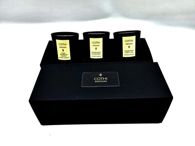 Luxus Duftkerze hausgemacht Geschenkset 3x Kerze Cothi Aromas