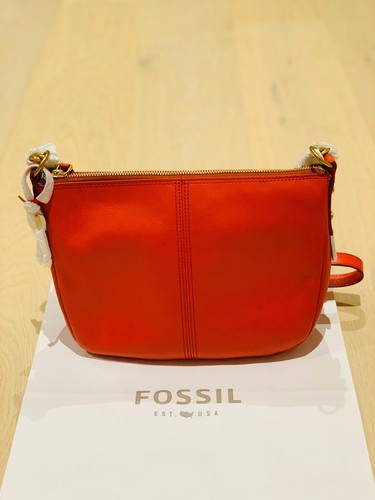 Fossil Jolie Crossbody Brick Red | eBay