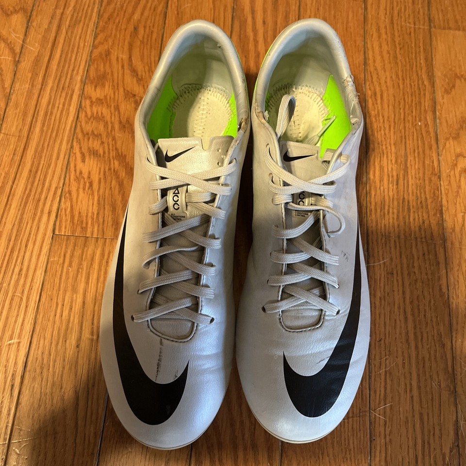 Nike Mercurial Vapor XI Elite Platinum Football Boots Soccer Cleats US7