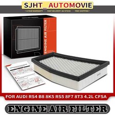 Left Engine Air Filter for Audi RS5 8F7 8T3 RS4 B8 8K5 2010-2017 4.2L CFSA Coupe