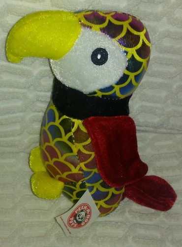 7“ to 10“PeekABoo Toys Colorful Bird Plush - Picture 6 of 12