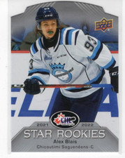 Alex Blais 22-23 Upper Deck CHL 21-22 Star Rookies #CSR-35 Chicoutimi Sagueneens