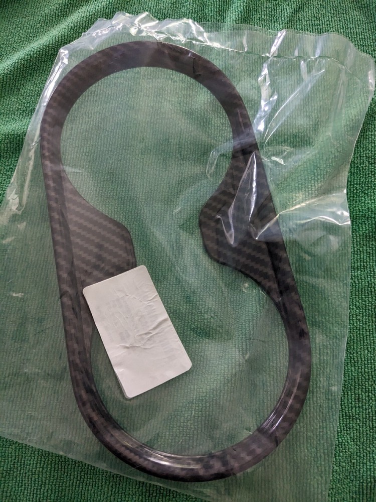 Front Water Cup Holder Trim Cover For Ford Carbon Fiber Accessories