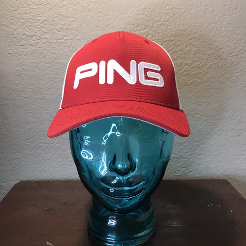PING Junior Interclub Golf Hat Red 
