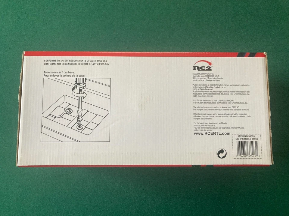 ERTL Austin Powers MINI COOPER Diecast Scale 1:18 - Image 4 of 4