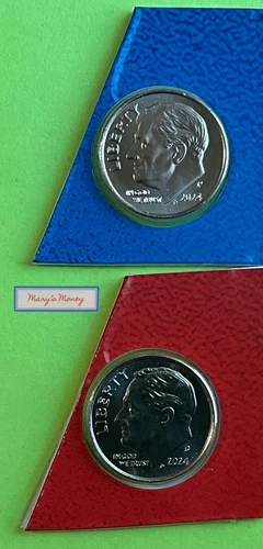 2024 US mint P&D UNCIRCULATED DIMES brilliant uncirculated in original mint pkg